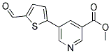 METHYL 5-(5-FORMYL-2-THIENYL)NICOTINATE Struktur