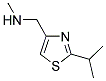 2-ISOPROPYL-4-(METHYLAMINOMETHYL)THAZOLE Struktur