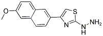 [4-(6-METHOXY-NAPHTHALEN-2-YL)-THIAZOL-2-YL]-HYDRAZINE Struktur