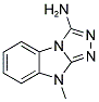 9-METHYL-9H-BENZO[4,5]IMIDAZO[2,1-C][1,2,4]TRIAZOL-3-YLAMINE Struktur