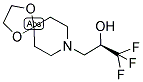 (2R)-3-(1,4-DIOXA-8-AZASPIRO[4.5]DEC-8-YL)-1,1,1-TRIFLUORO-2-PROPANOL Struktur