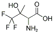 3-HYDROXY-4,4,4-TRIFLUORO-DL-VALINE Struktur