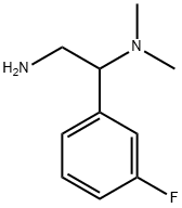 1-(3-FLUORO-PHENYL)-N1,N1-DIMETHYL-ETHANE-1,2-DIAMINE Struktur