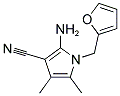 2-AMINO-1-(2-FURYLMETHYL)-4,5-DIMETHYL-1H-PYRROLE-3-CARBONITRILE Struktur