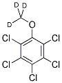 PENTACHLOROANISOLE-D3 (METHOXY-D3) Struktur