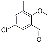 5-CHLORO-2-METHOXY-3-METHYLBENZALDEHYDE Struktur