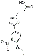 (2E)-3-[5-(4-ETHOXY-3-NITROPHENYL)-2-FURYL]PROP-2-ENOIC ACID Struktur