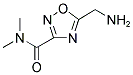 5-(AMINOMETHYL)-N,N-DIMETHYL-1,2,4-OXADIAZOLE-3-CARBOXAMIDE Struktur