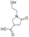 1-(2-HYDROXY-ETHYL)-5-OXO-PYRROLIDINE-3-CARBOXYLIC ACID Struktur