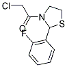 3-(CHLOROACETYL)-2-(2-FLUOROPHENYL)-1,3-THIAZOLIDINE Struktur