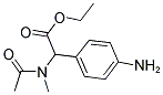 (ACETYL-METHYL-AMINO)-(4-AMINO-PHENYL)-ACETIC ACID ETHYL ESTER Struktur