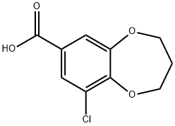 9-CHLORO-3,4-DIHYDRO-2H-1,5-BENZODIOXEPINE-7-CARBOXYLIC ACID price.