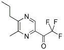 2,2,2-TRIFLUORO-1-(6-METHYL-5-PROPYL-PYRAZIN-2-YL)-ETHANONE Struktur