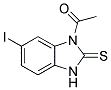 2-ACETYL-5-IODO-1,3-DIHYDRO-2H-BENZIMIDAZOL-2-THIONE Struktur