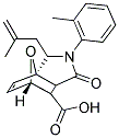 2-(2-METHYLPHENYL)-3-(2-METHYLPROP-2-EN-1-YL)-1-OXO-1,2,3,6,7,7A-HEXAHYDRO-3A,6-EPOXYISOINDOLE-7-CARBOXYLIC ACID Struktur