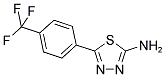 5-(4-TRIFLUOROMETHYL-PHENYL)-[1,3,4]THIADIAZOL-2-YLAMINE Struktur