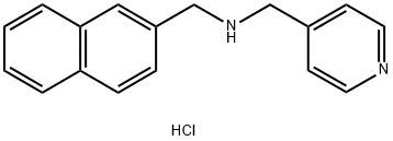 (2-NAPHTHYLMETHYL)(PYRIDIN-4-YLMETHYL)AMINE DIHYDROCHLORIDE Struktur