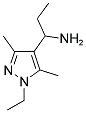 1-(1-ETHYL-3,5-DIMETHYL-1H-PYRAZOL-4-YL)PROPYLAMINE Struktur