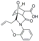 3-ALLYL-2-(2-METHOXYPHENYL)-1-OXO-1,2,3,6,7,7A-HEXAHYDRO-3A,6-EPOXYISOINDOLE-7-CARBOXYLIC ACID Struktur