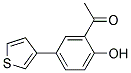 1-[2-HYDROXY-5-(3-THIENYL)PHENYL]ETHANONE Struktur