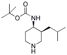 TERT-BUTYL [CIS-3-(ISOBUTYL)PIPERIDIN-4-YL]CARBAMATE Struktur