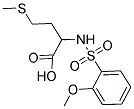 2-[[(2-METHOXYPHENYL)SULFONYL]AMINO]-4-(METHYLTHIO)BUTANOIC ACID Struktur