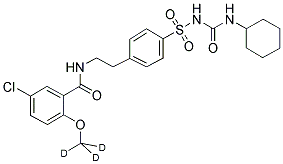 GLYBURIDE-D3 (METHOXY-D3) Struktur