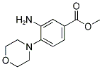 3-AMINO-4-MORPHOLIN-4-YL-BENZOIC ACID METHYL ESTER Struktur