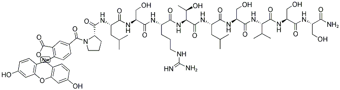 5-FAM-PLSRTLSVSS-NH2 Struktur