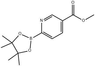 METHYL PYRIDINE-2-BORONIC ACID PINACOL ESTER-5-CARBOXYLATE Struktur