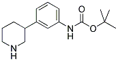 (3-PIPERIDIN-3-YL-PHENYL)-CARBAMIC ACID TERT-BUTYL ESTER Struktur