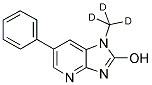 2-HYDROXY-1-(TRIDEUTEROMETHYL)-6-PHENYLIMIDAZO(4,5-B)PYRIDINE Struktur