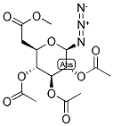 1-AZIDO-2,3,4-TRIACETYL-BETA-D-GLUCOPYRANOSYL-6-CARBOXYLIC ACID METHYL ESTER Struktur