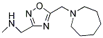 ([5-(AZEPAN-1-YLMETHYL)-1,2,4-OXADIAZOL-3-YL]METHYL)METHYLAMINE Struktur