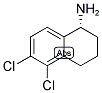 (R)-5,6-DICHLORO-1,2,3,4-TETRAHYDRO-NAPHTHALEN-1-YLAMINE Struktur