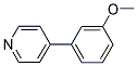 4-(3-METHOXYPHENYL)PYRIDINE Struktur