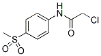 2-CHLORO-N-[4-(METHYLSULFONYL)PHENYL]ACETAMIDE Struktur