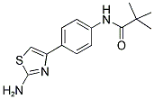 N-[4-(2-AMINO-1,3-THIAZOL-4-YL)PHENYL]-2,2-DIMETHYLPROPANAMIDE Struktur