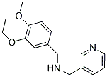 N-(3-ETHOXY-4-METHOXYBENZYL)-N-(PYRIDIN-3-YLMETHYL)AMINE Struktur