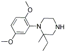 1-(2,5-DIMETHOXYPHENYL)-2-ETHYL-2-METHYLPIPERAZINE Struktur