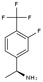 (S)-1-(3-FLUORO-4-(TRIFLUOROMETHYL)PHENYL)ETHANAMINE Struktur