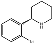 (S)-2-(2-BROMOPHENYL)PIPERIDINE Struktur