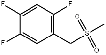 2,4,5-TRIFLUOROBENZYLMETHYLSULFONE Struktur