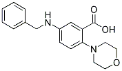 5-(BENZYLAMINO)-2-MORPHOLIN-4-YLBENZOIC ACID Struktur