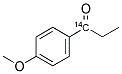 4'-METHOXY-PROPIOPHENONE [CARBONYL-14C] Struktur