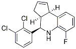 (3AS,4R,9BR)-4-(2,3-DICHLOROPHENYL)-6-FLUORO-3A,4,5,9B-TETRAHYDRO-3H-CYCLOPENTA[C]QUINOLINE Struktur