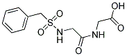 ([[(BENZYLSULFONYL)AMINO]ACETYL]AMINO)ACETIC ACID Struktur