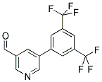 5-[3,5-BIS(TRIFLUOROMETHYL)PHENYL]NICOTINALDEHYDE Struktur