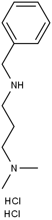 N'-BENZYL-N,N-DIMETHYLPROPANE-1,3-DIAMINE DIHYDROCHLORIDE Struktur