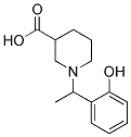 1-[1-(2-HYDROXY-PHENYL)-ETHYL]-PIPERIDINE-3-CARBOXYLIC ACID Struktur